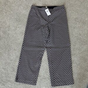 J Jill geometric floral capris nwt size 6